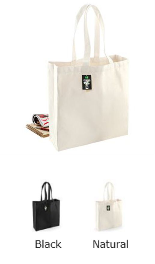 Westford Mill W623 Fairtrade Cotton Classic Shopper  Westford Mill W623 Fairtrade Cotton Classic Shopper